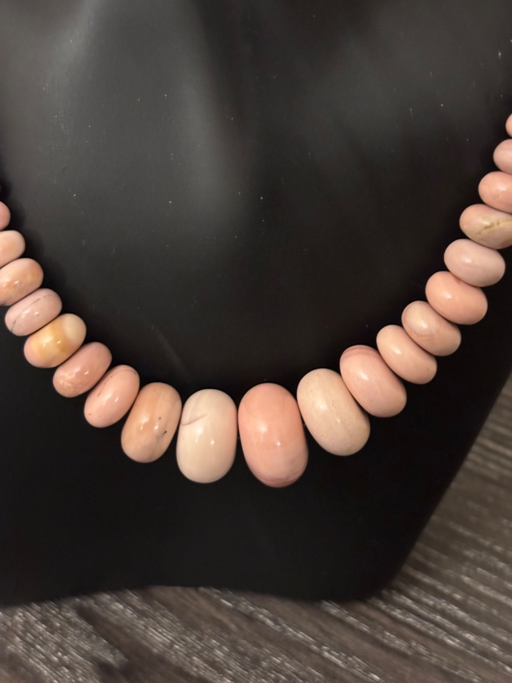 Jay King Mine Finds Pink Australian Opal Gemstone Necklace Sterling Silver 925 - Picture 2 of 8